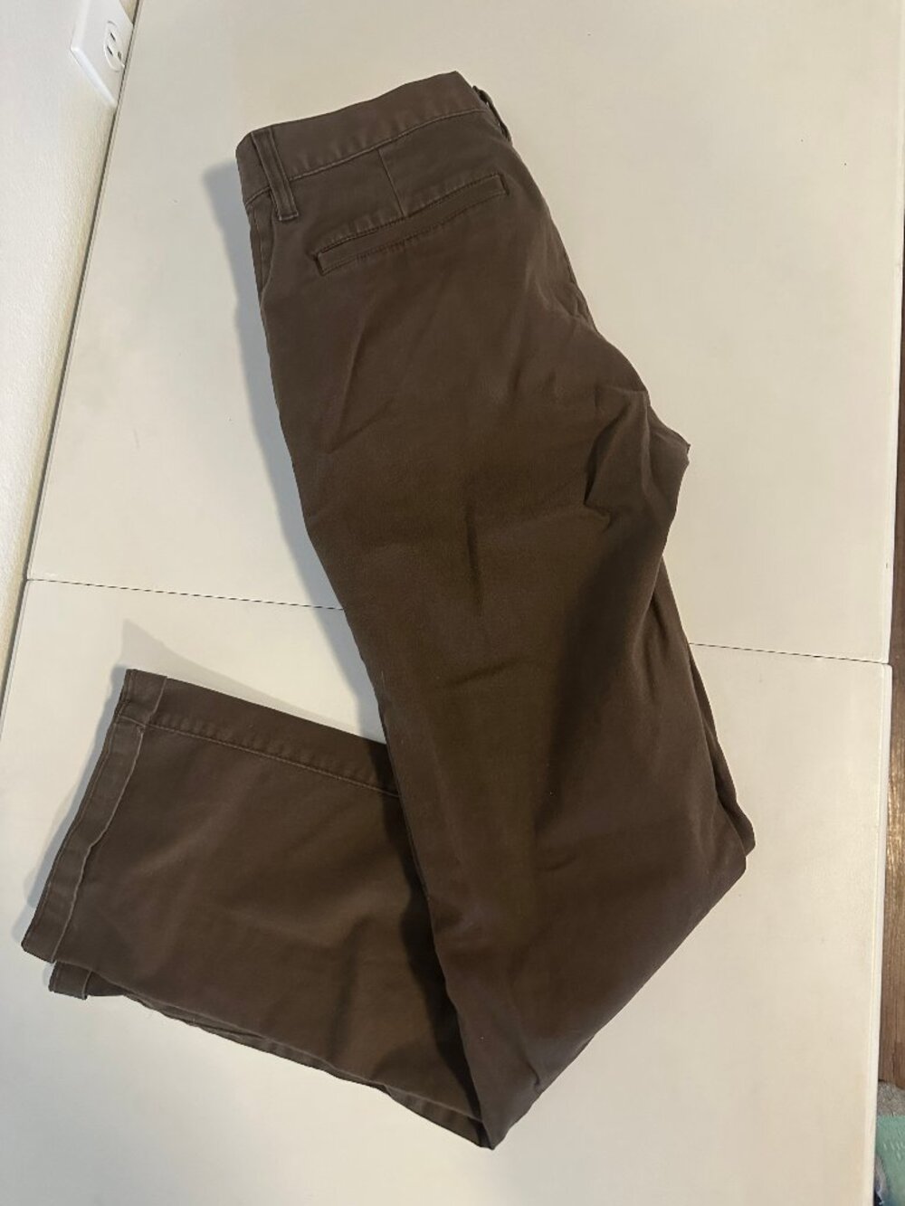 RVCA Week-End Stretch Brown Chino Pants Men's 32 Excellent